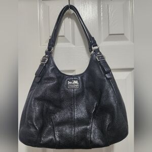 Coach Madison Collection Maggie Shoulder Bag in Black